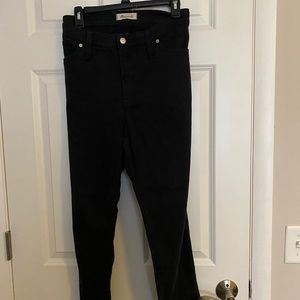 Madewell black skinny jeans